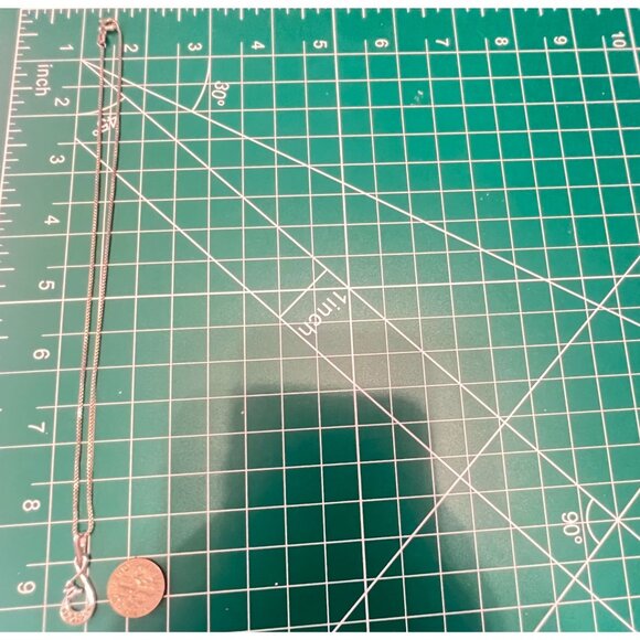 Silver 925 Infinity Butterfly Pendant Necklace CZ 925 Italian Box Chain 18" Gift - Picture 10 of 10